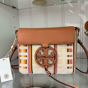 NWT Tory Burch Miller Stripe Bag